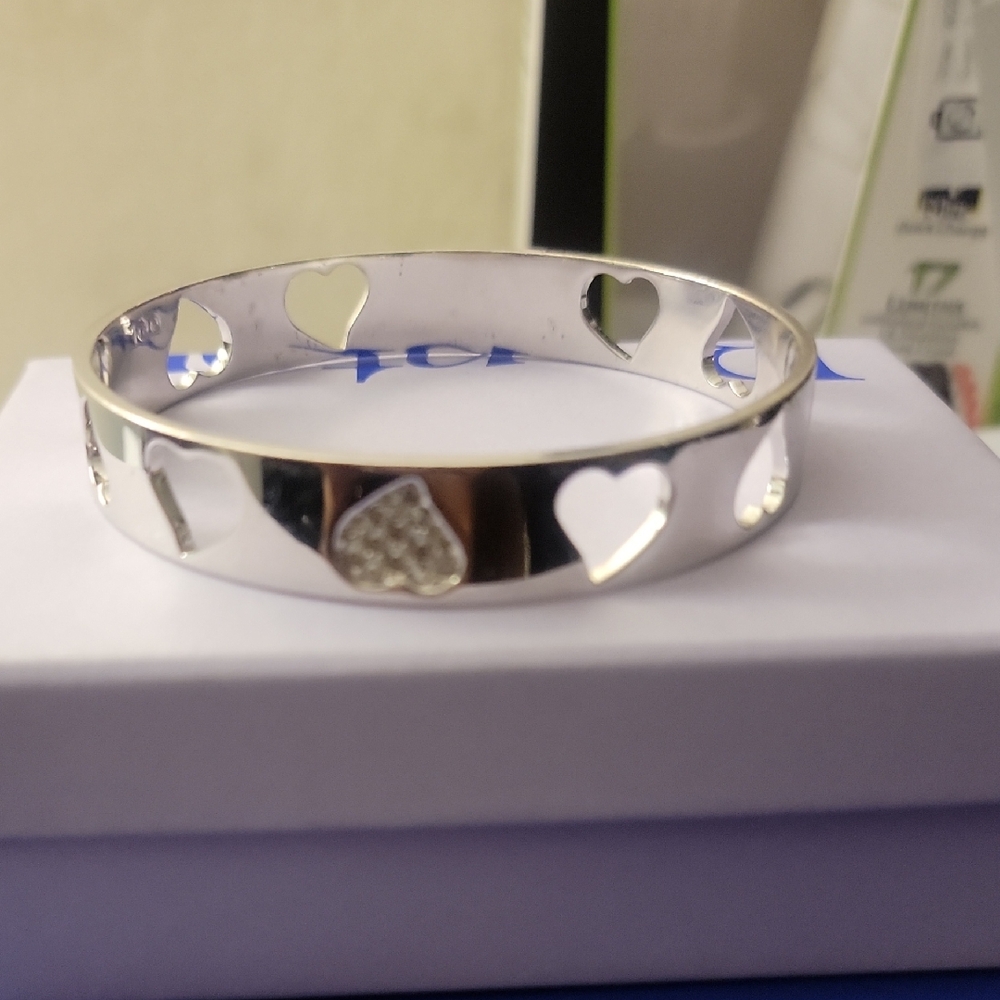 Swarovski Silver Geometric Bracelet